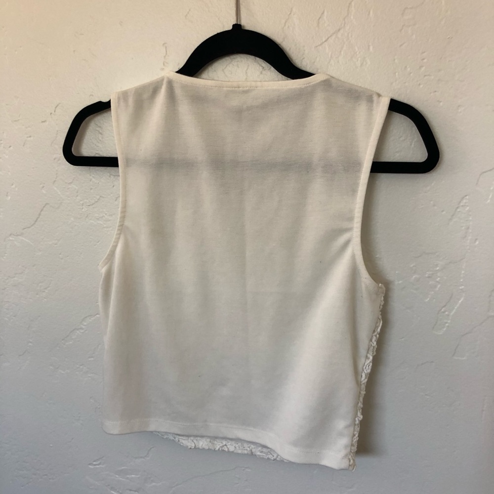 Embroidered Crop Top - Picture 4 of 4